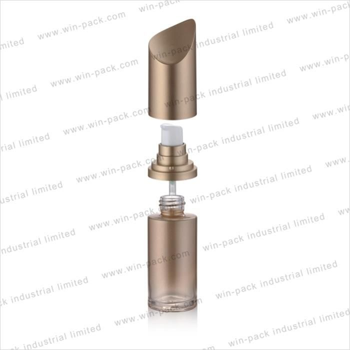 New Design Cosmetic Packaging Bottle 40ml 100ml 120ml Glass Lotion Bottle with Pump Cap