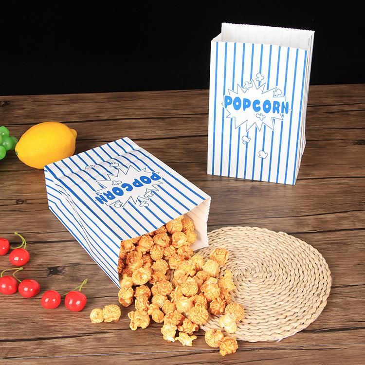 Wholesale Popcorn Sandwich Paper Bags Retail Packaging Bag