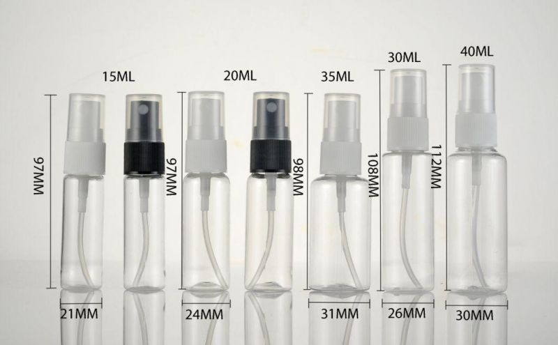 35ml Pet Travel Empty Bottle of Round Shoulder