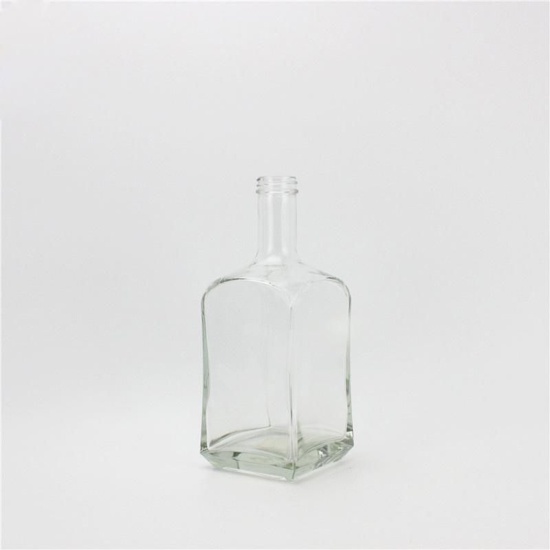 Clear 750ml Spirit Whisky Empty Glass Liquor Bottles Vodka Bottle