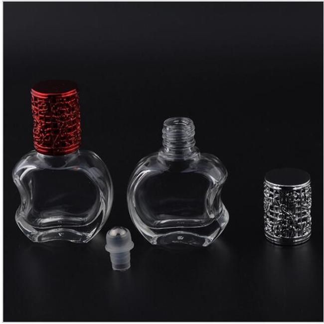 Factory Supply Roll on Metal Ball 10ml Amber Glass Roller Bottles for Essential Oil