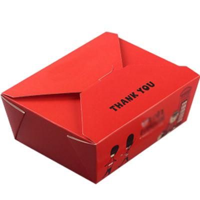 Custom Eco-Friendly Leakproof Bento Food Packing Paper Box with Logo