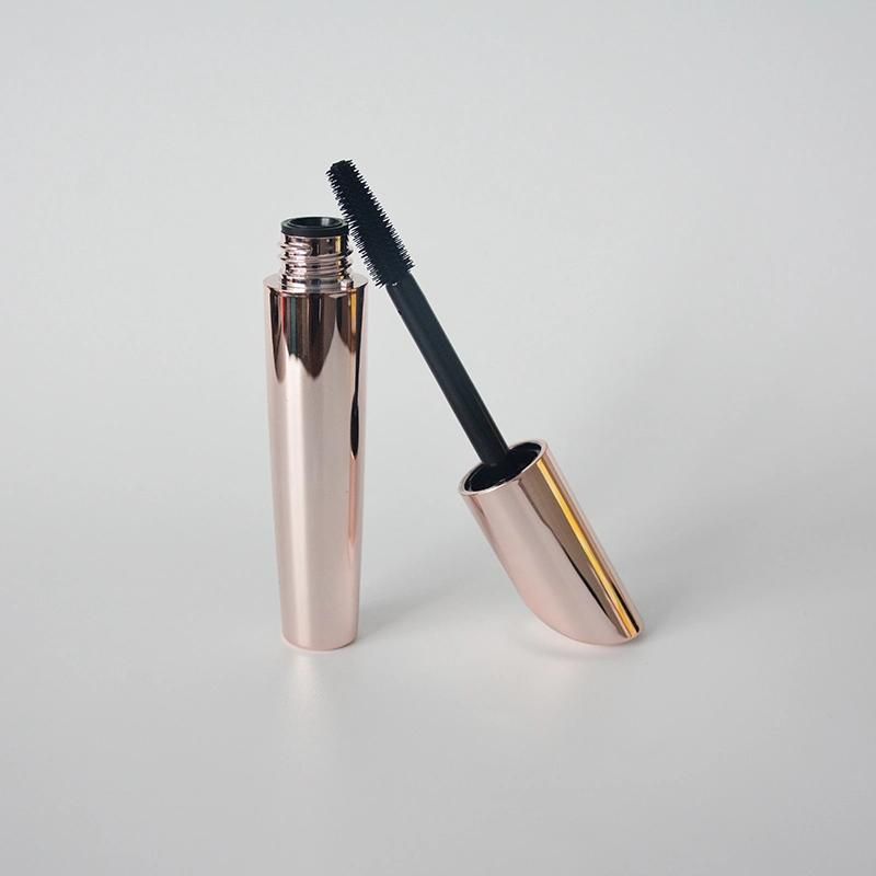 Bamboo Empty Mascara Tube for Cosmetics Skin Care Round Aluminium Mascara Tube Rose Silver Mascara Container