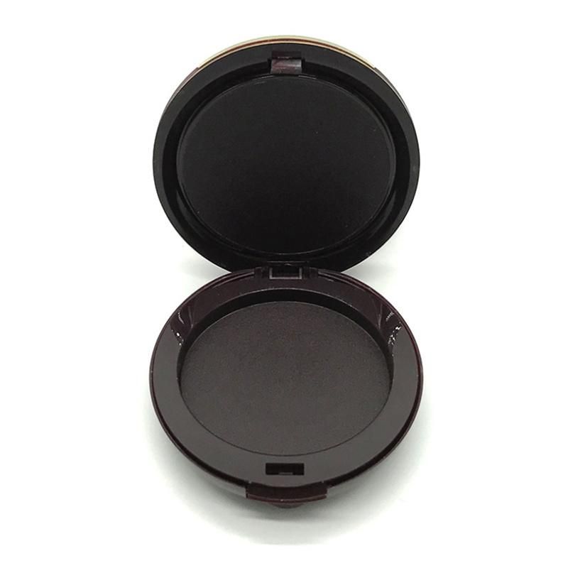 Empty Custom Black Plastic Makeup Powder Case Compact Pressed Powder Container for Blush