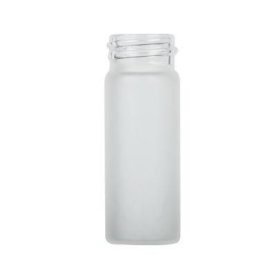 High Quality Factory Custom Screw Top Bottle with Black Plastic Lids for Cosmetics