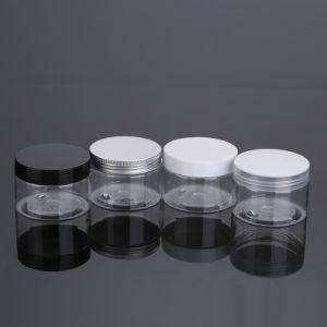 Hot Sale Cheap Plastic 4oz Jar with Straight Side Black Lid