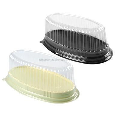 Disposable Plastic Cake Container Round Plastic Clear Cake Package