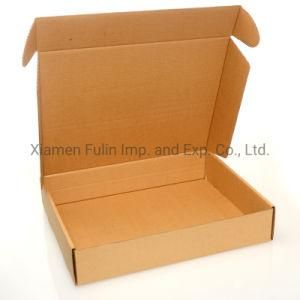 Wholesale Customized Strong Folded Simple Garments Dress Corrugated Mailer Box