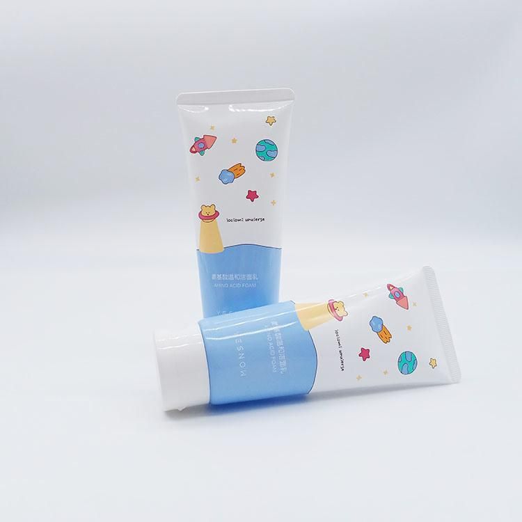 Hand Cream Tubes Cosmetic Plastic Tube Packaging for Facial Cleanser