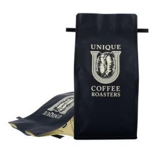 Aluminum Foil Resealable Manufacturing Roated Coffee Beans Packaging Bag with Tin Tie