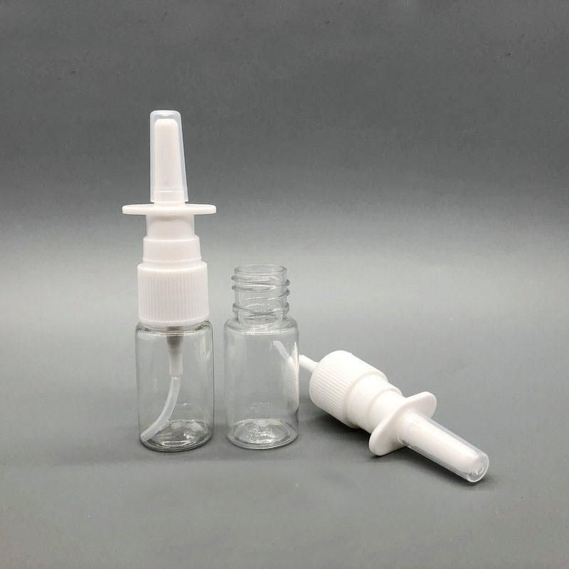 10ml Colorful Pet Empty Fine Nasal Spray Mist Plastic Bottle, Cosmetic Nose Spray Bottle