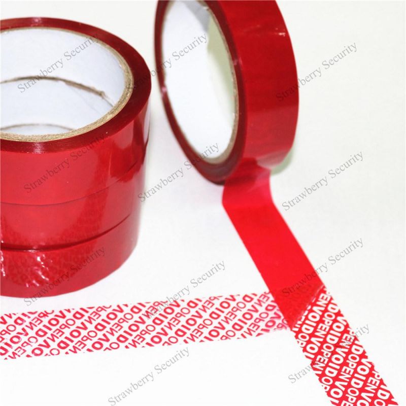 Anti Counterfeit Sealing Custom Packaging Tamper Evident Security Void Tape