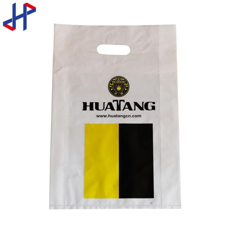 Custom High Quality Plastic T - Shirt Shopping Supermarket Tote Bag