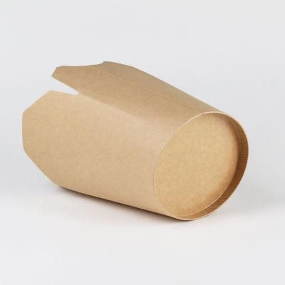 16oz 500ml 26 Oz 750 Ml 32oz 1000ml Kraft Paper Container Round Take Away Food Fried Chicken Popcorn Paper Packing Food Box