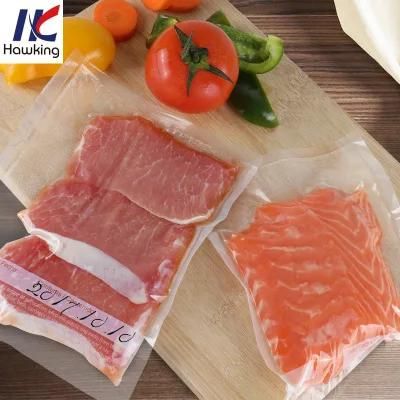 Flexible Clear Plastic Transparent Nylon PE Coex Vacuum Bags for Food Packing