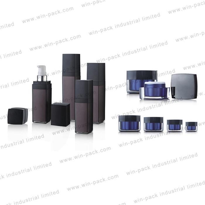 Luxury Square Acrylic Lotion Bottle with Pump 15ml 30ml 50ml 100ml