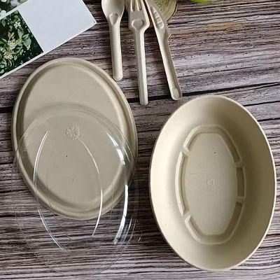 Biodegradable Disposable Food Bowl Tableware Cornstarch Round Plates