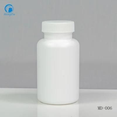 Flip Top Cap 120ml HDPE White Round Bottle MD-005