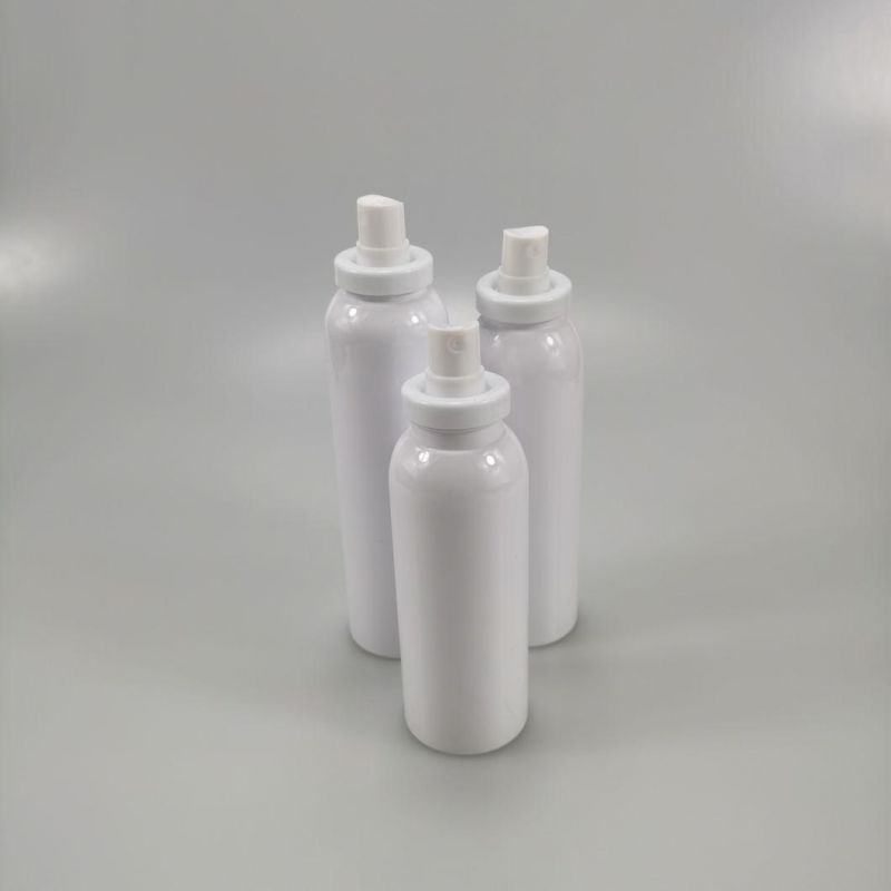 150ml 180ml 200ml Round White Pet Sunscreen Spray Bottle for Toner