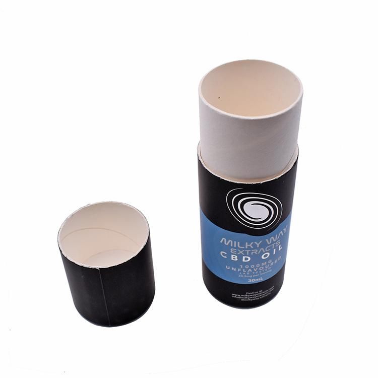 Custom High Quality Silver Foil Paper Tube for Packaging Glass Bottle