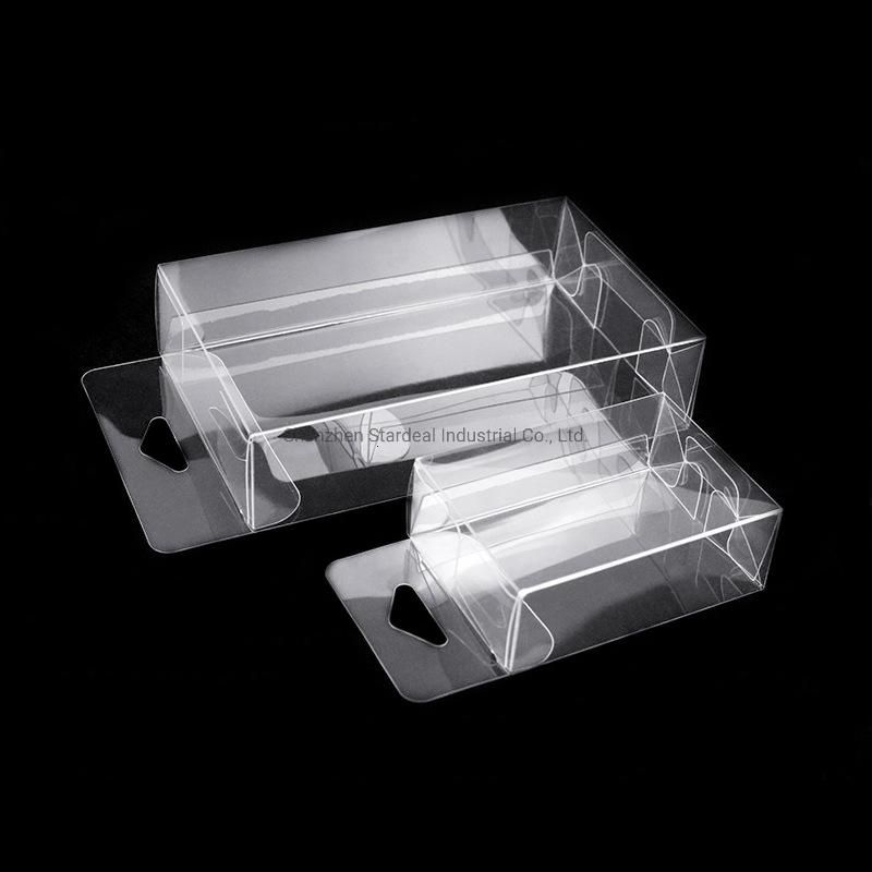 Clear Retail Plastic PVC Folding Packaging Boxes