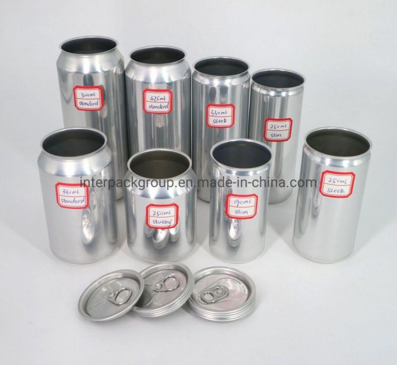 Wholesale Empty 500ml Aluminum Cans Beverage Cans with Soda Can Cover