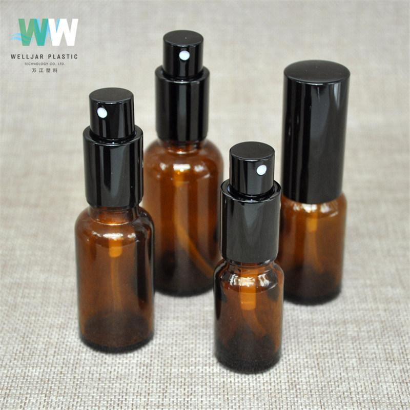 50ml Glass Press Perfume Spray Empty Bottle for Emulsion Container