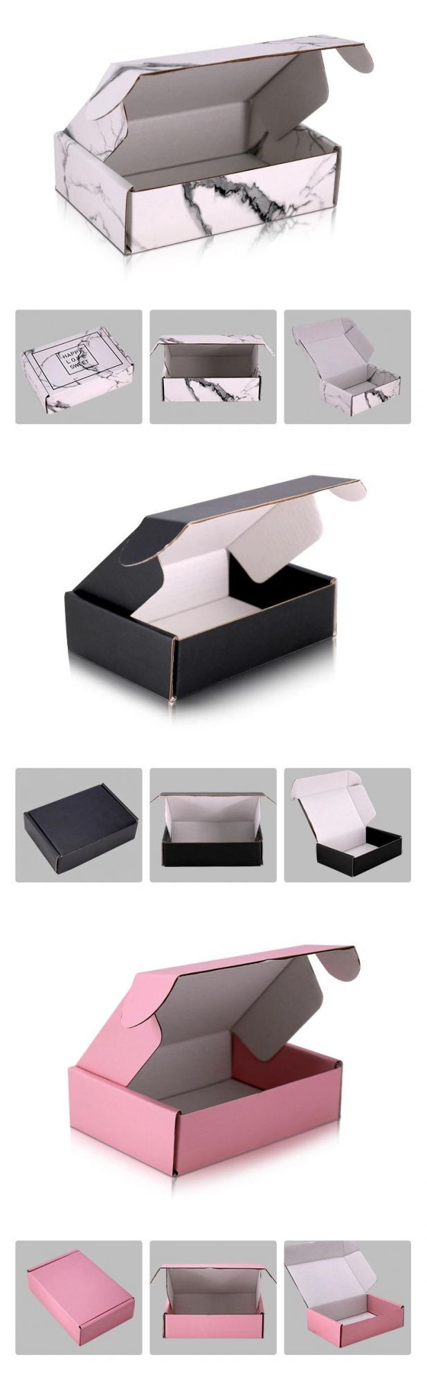 China Wholesale Eco-Friendly Apparel/ Clothing/Shoe/Garment Packaging Foldable Shipping/Mailer Paper Packing Boxes