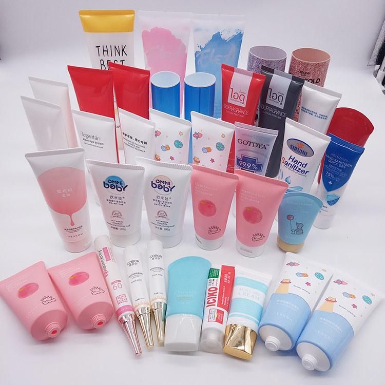 Empty Soft Plastic Tubes Packaging Skin Care Lotion Tube Packaging