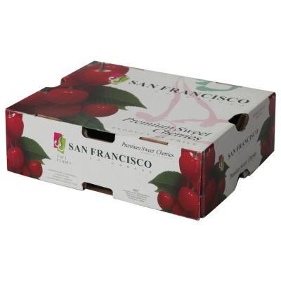 Custom Size Corrugated Apple Fruits Package Box with Window