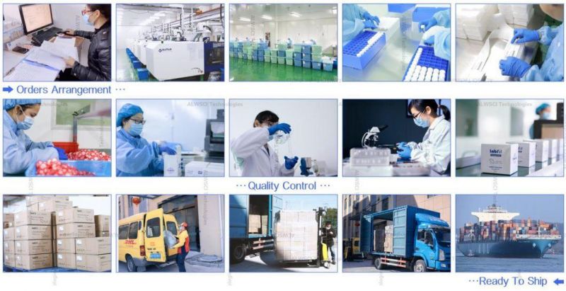 Alwsci New Arrivial 5ml Tamper Evident Screw Amber Glass Bottle for Chromatography