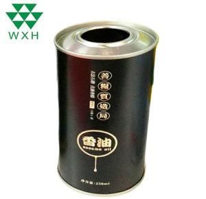 Food Grade 250ml Metal Tin Can for Sesame Oil