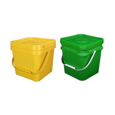 Chinese Manufacturers Food Grade Chocolate Sauce PP Material Custom Honey Plastic Pail with Lid Plastic Bucket with Logo