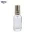 30ml Pump Glass Bottle for Women Hair Oil Long Heavy Wall Serum Glass Essence Bottles