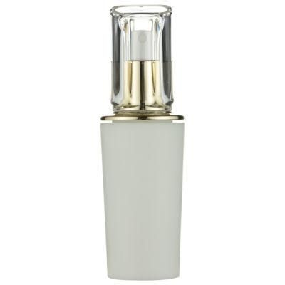 Gold Acrylic Bottle Round Acrylic Airless Pump Bottle