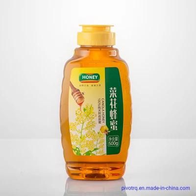 500g 16oz Plastic Honey Syrup Beverage Bottle Manufacture Squeeze Bottle