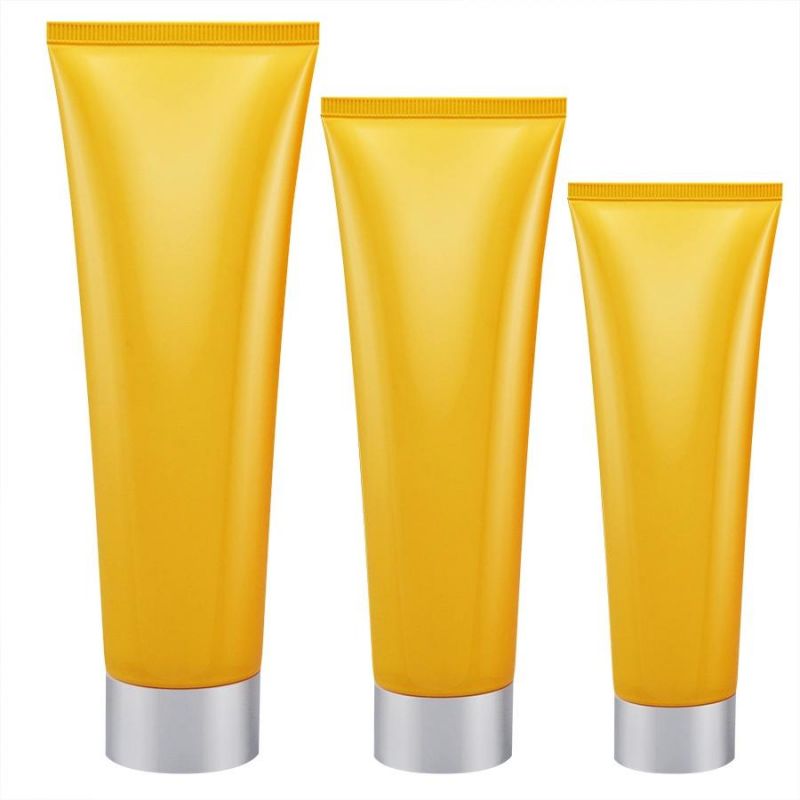 Hand Cream Body Lotion Cosmetic Packaging with Elec-Plating Cap Tube