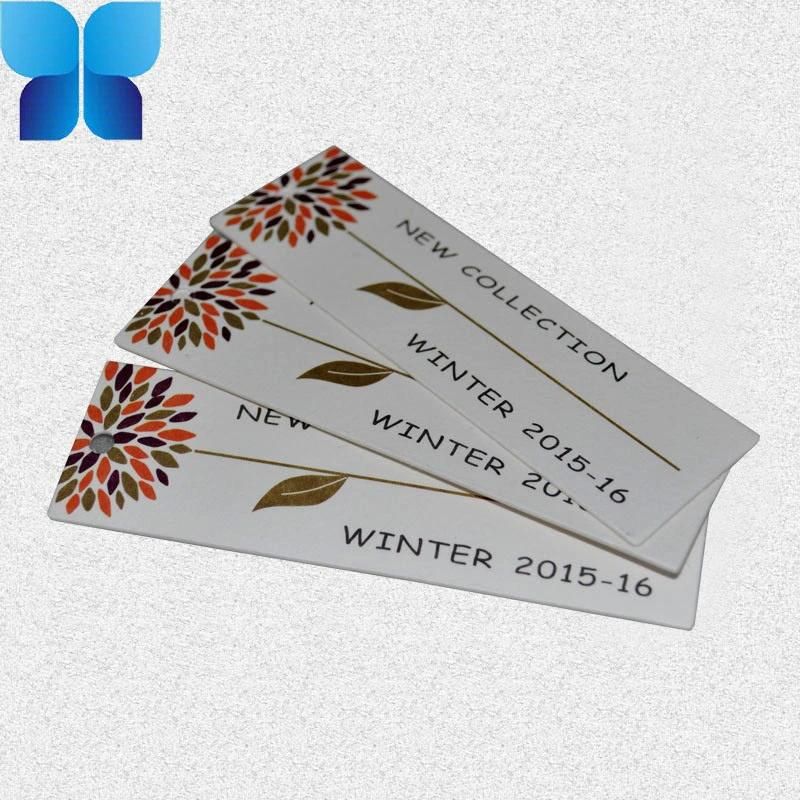 Simple Printed Hangtag Label for Promotion Gifts