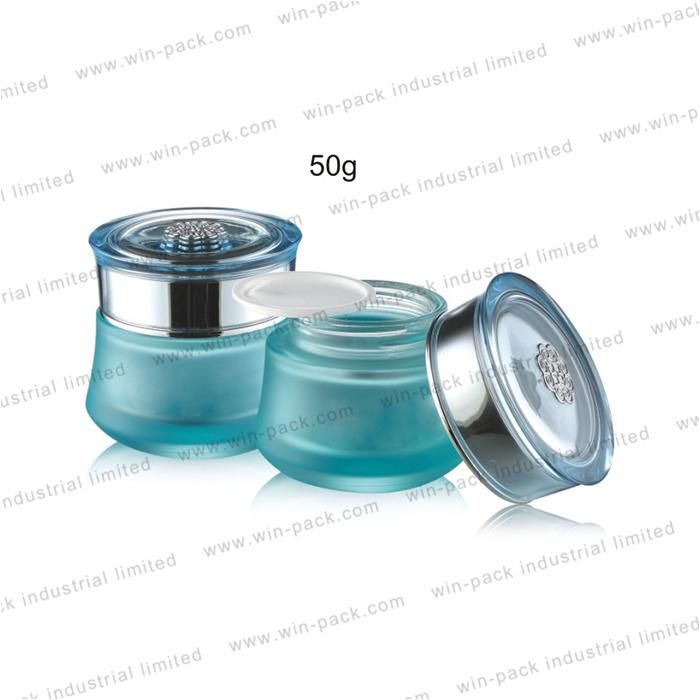 High Quality Clear Glass Jar Cosmetic Cream for Cosmetic Packing