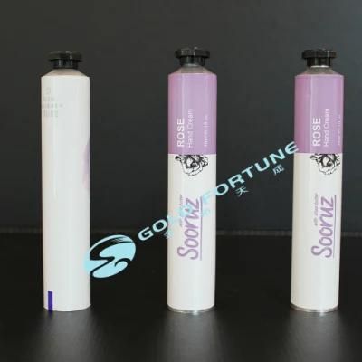 High Class Refillable Aluminum Collapsible Tube for Hand Cream Use