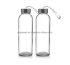 Drinks Glass Packing Mineral Water Bottle with Lid