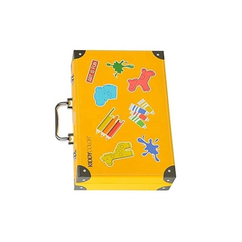 Colorful Congurated Cardboard Kids Suitcase Box