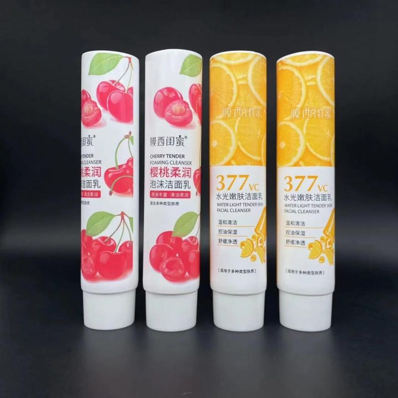 Plastic Empty Cosmetic Packaging Tube