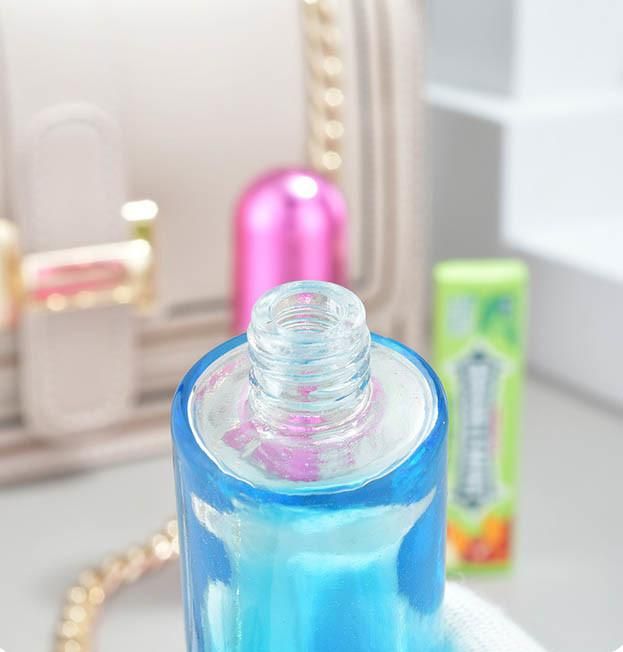 20ml Spray Perfume Bottle Thick Glass Colorful Pump Woman Parfum Atomizer Bottle Empty Cosmetic Containers