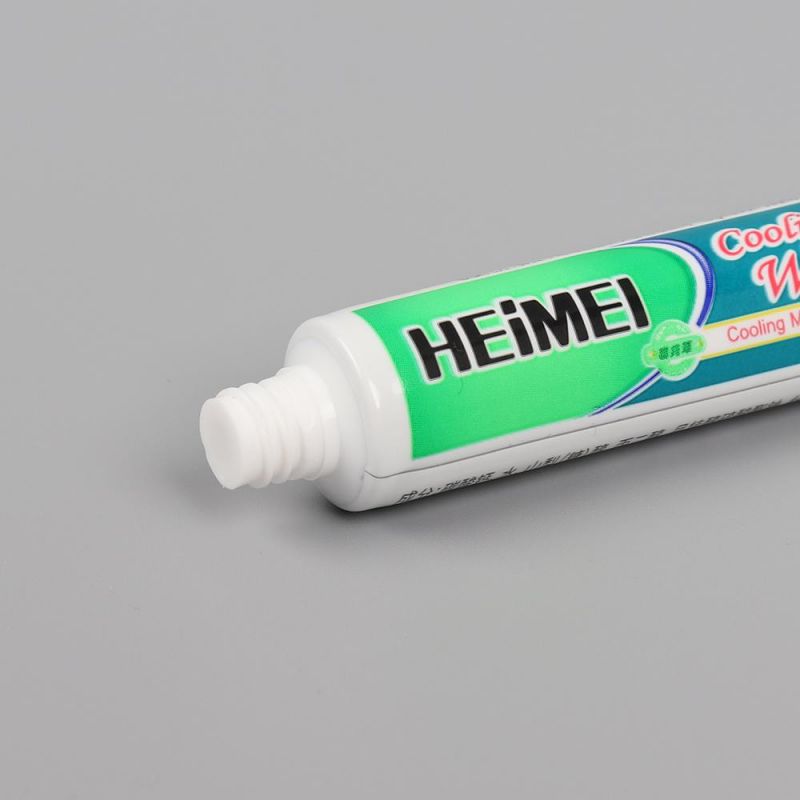 Customized 100ml Aluminum Plastic Laminated Toothpaste Tubes with Crown Cap