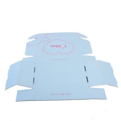 Full Color Printed Small Pink Rsc Corrugated Paper Box