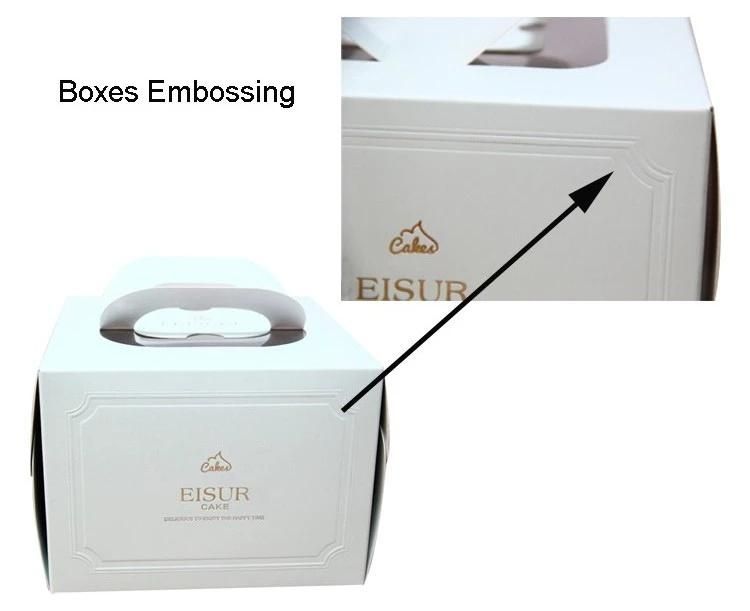Cheap Hot Sale Custom Design Circle Shape Cardboard Box Cup Cake Gift Box Rectangular Paper Box