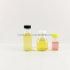 Square Glass Packaging Bottle with Plastic Cap Milk Glass Bottle
