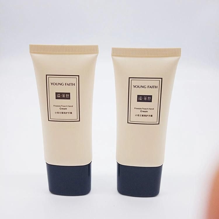 Flat Oval Sunscreen Plastic Tube Cosmetic Tube for Cream Packaging