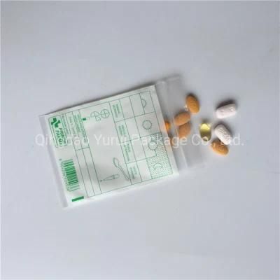 Custom Printed Plastic Zipper Tablet /Drug /Pill / Medication /Medicine Dispensing Bag